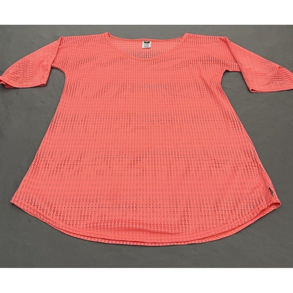 O'Neill Womens XS Coral Mesh Swimsuit Cover Up 3/4 Sleeve Lightweight - Picture 5 of 9